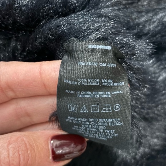 Anthropologie Knitted & Knotted Black Faux Knit Sweater. Like new! S - Picture 11 of 11